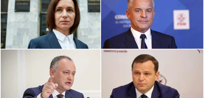 Maia Sandu, Vlad Plahotniuc, Igor Dodon şi Andrei Năstase