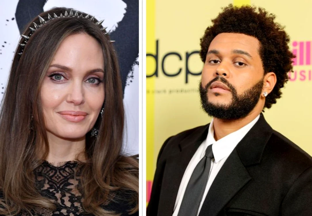 Angelina Jolie și The Weeknd au fost surprinși la o întâlnire romantică, în Los AngelesFoto: Getty
