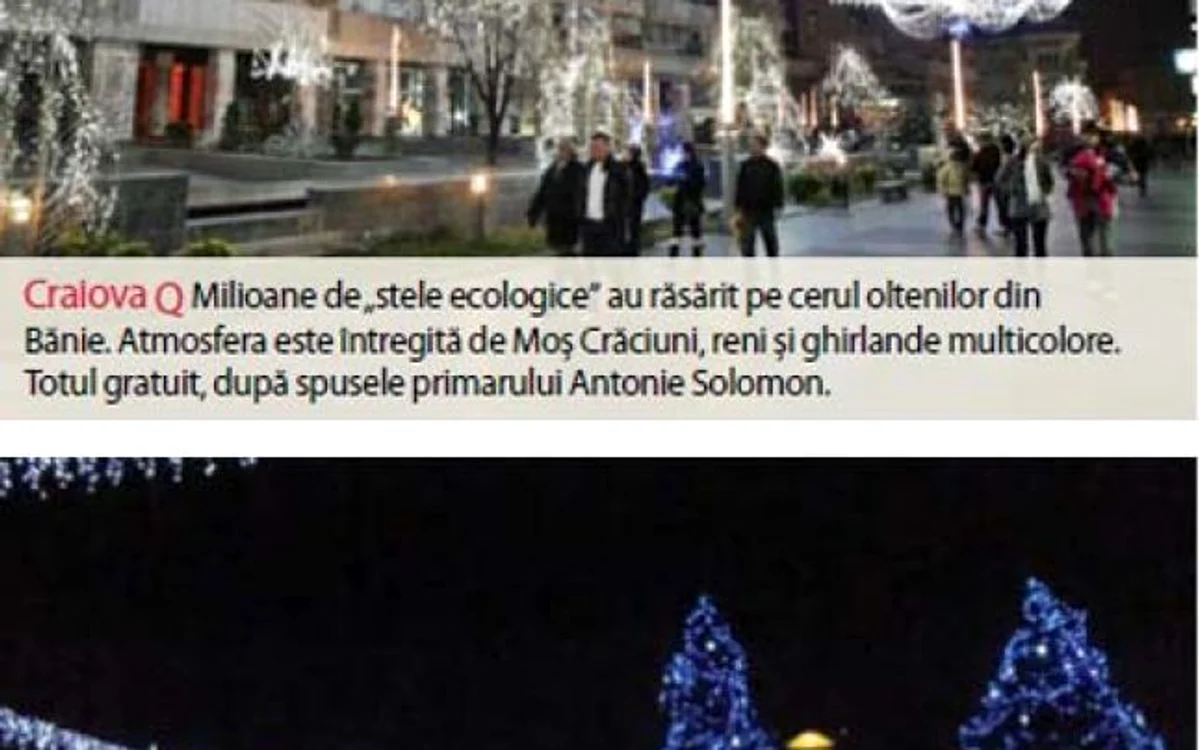 Cu toate acestea, ornamentele s-au dovedit o încântare pentru ochi, dar o povară pentru bugetele primăriilor. Cu fondurile pe avarie, edilii au căutat soluţii. 