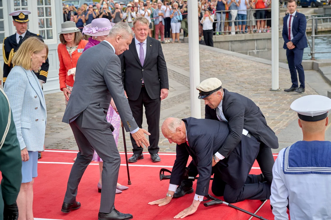 Regele Harald căzut, profimedia 0783444519 jpg
