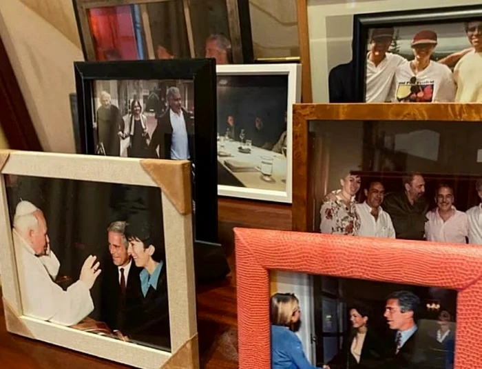 Fotografii din biroul lui Epstein FOTO: Departamentul de Justiție