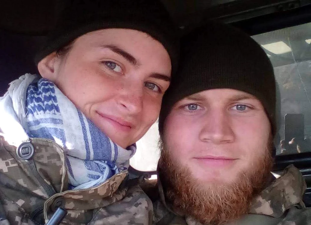 Soțul Iuliei, Ilia Serbin, a murit în 2018 în luptele din Donbass FOTO via Kiyv Post 