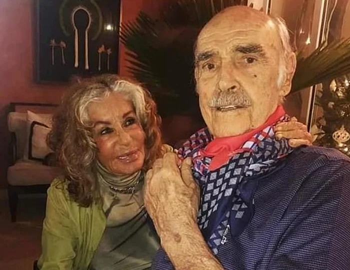 Sean Connery și Micheline Roquebrune în 2006, anul în care actorul s-a retras din viața profesionalăfoto: Getty Images