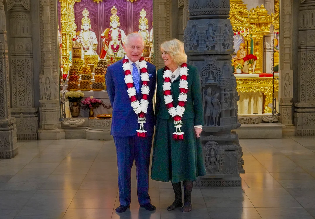 Regele Charles și Regina Camilla au vizitat Templul Neasden pe 29 octombrie 2025, Profimedia (6) jpg