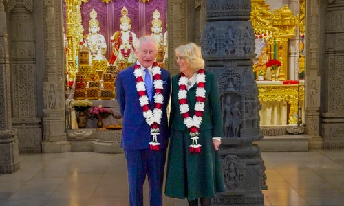 Regele Charles și Regina Camilla au vizitat Templul Neasden pe 29 octombrie 2025, Profimedia (6) jpg