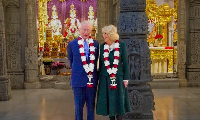 Regele Charles și Regina Camilla au vizitat Templul Neasden pe 29 octombrie 2025, Profimedia (6) jpg
