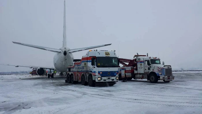 Incidentul aviatic de pe Aeroportul Internaţional Cluj a avut loc joia trecută. FOTO: Adevărul