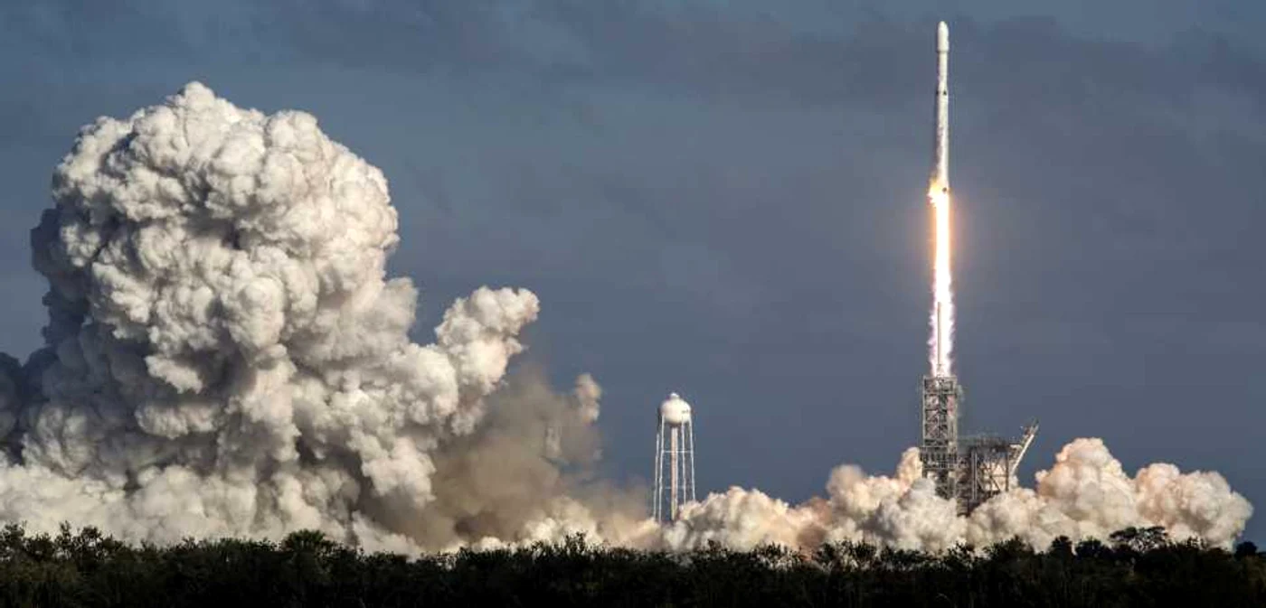 Lansare Falcon Heavy. FOTO EPA