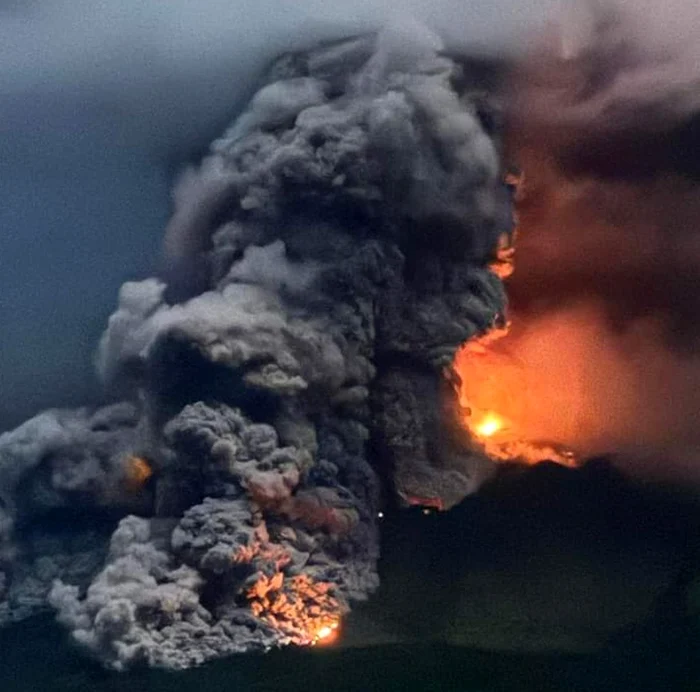 Vulcanul Etna a erupt Foto: FB