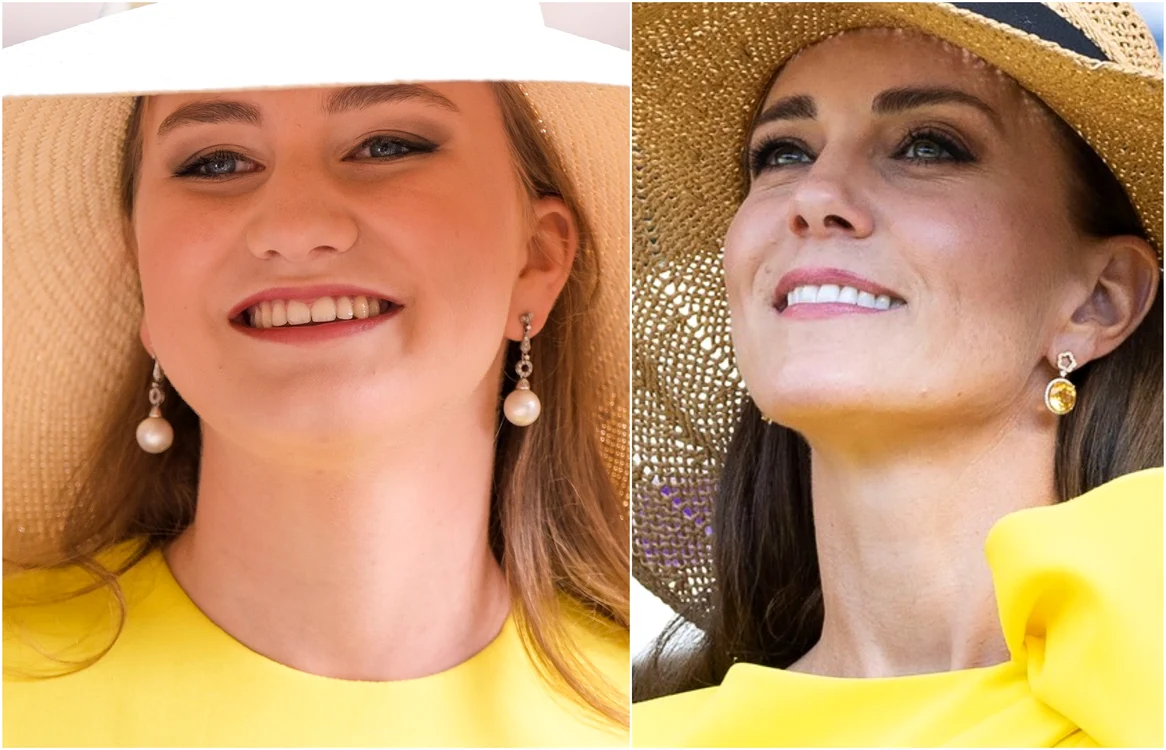Printesa Elisabeta a Belgiei vs Kate Middleton la Wimbledon 2022 jpg