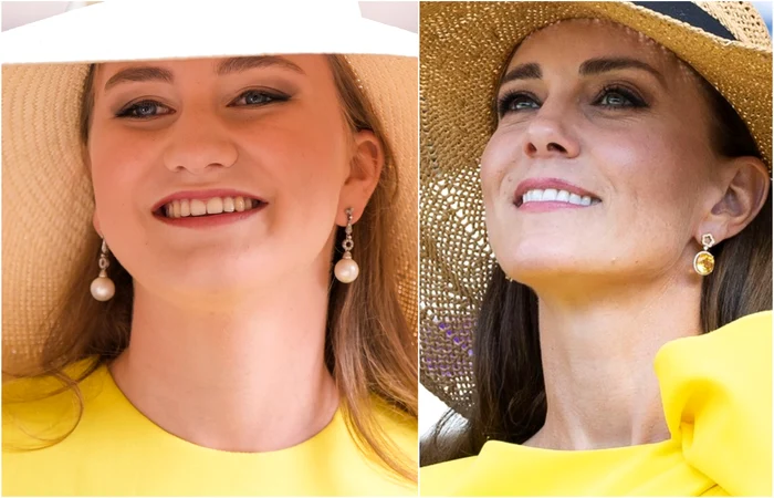 Printesa Elisabeta a Belgiei vs Kate Middleton la Wimbledon 2022 jpg