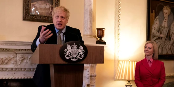 Boris Johnson și Liz Truss Foto EPA EFE