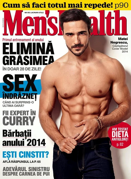 Matei a fost Cover pentru revista Men s Health
