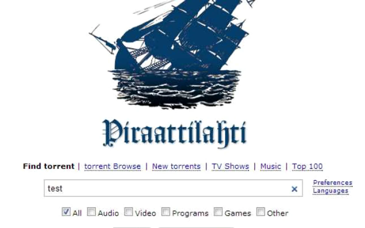 Copia finlandeză după Pirate Bay