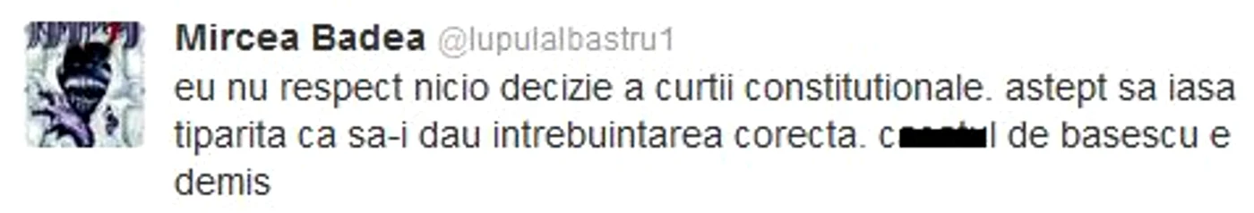 Mircea Badea Twitter