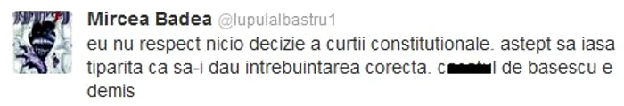 Mircea Badea Twitter