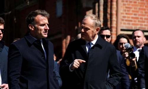 emmanuel macron donald tusk/Foto :X