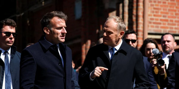 emmanuel macron donald tusk/Foto :X