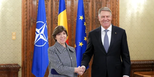 Ministra Afacerilor Externe Franta si Klaus Iohannis FOTO Presidency jpg