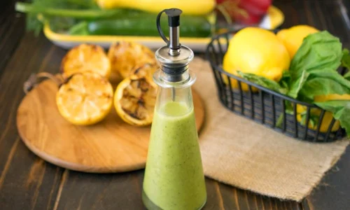 sos vinaigrette cu lamaie coapta pe gratar jpeg