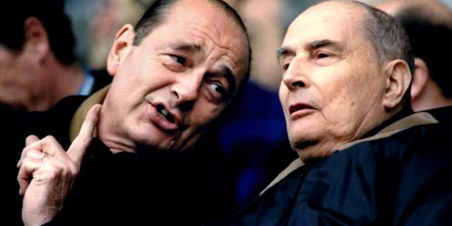 Nici coabitarea dintre preşedintele Francois Mitterrand ( de stânga) şi premierul său Jacques Chirac (de dreapta) nu a fost prea lină