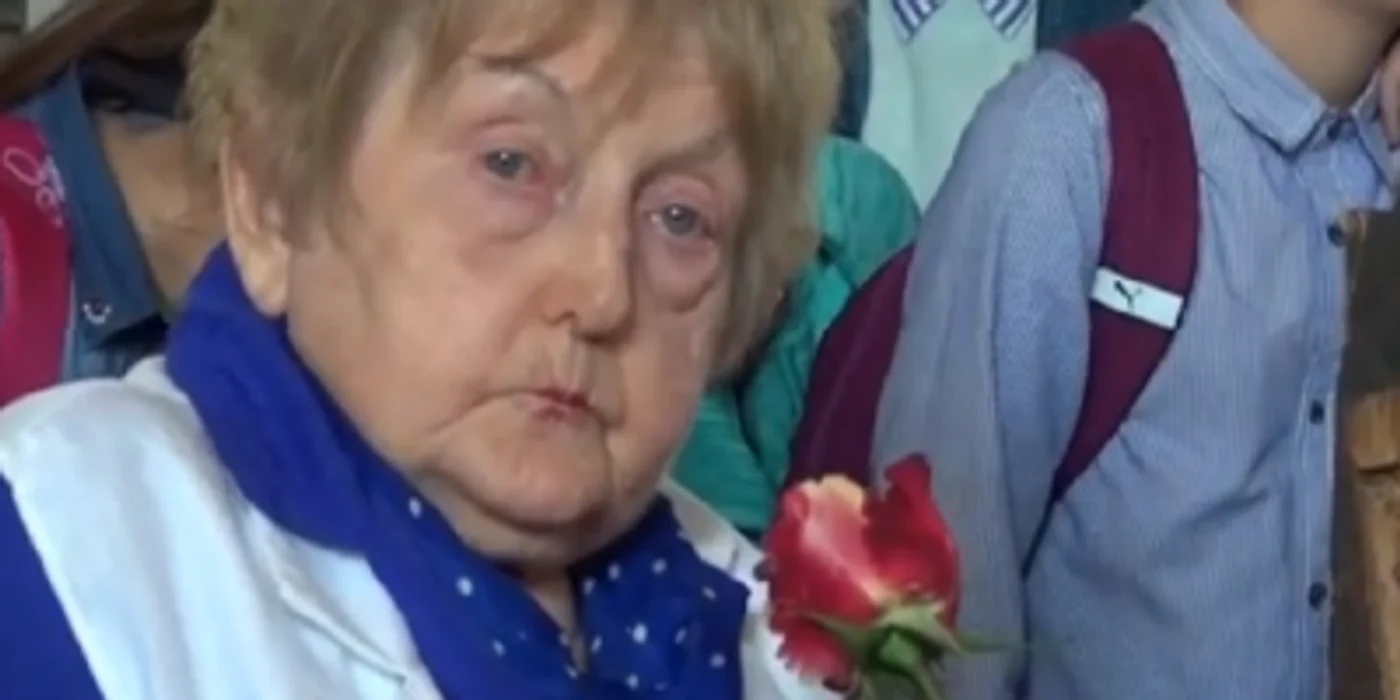 Eva Mozes Kor a vizitat Şimleul în 2018 FOTO Captură video Muzeul Holocaustului din Transilvania de Nord