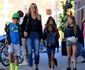 Heidi Klum se promène avec ses enfants Leni, Henry, Johan et Lou dans les rues de New York jpeg