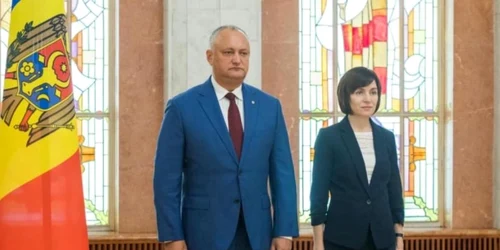Maia Sandu si Igor Dodon