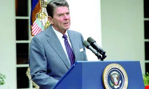 Președintele SUA Ronald Reagan în 1981 (© Wikimedia Commons)