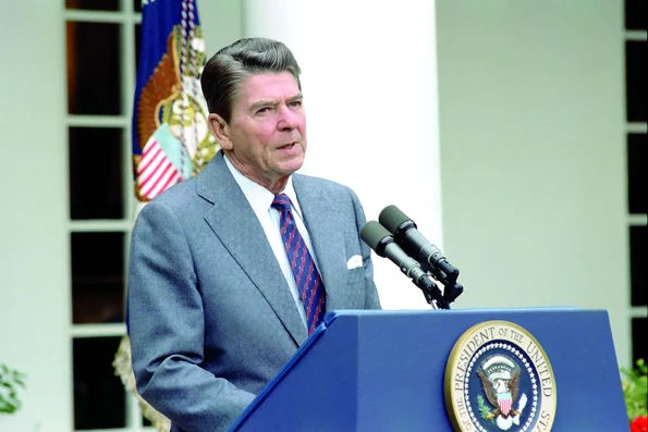 Președintele SUA Ronald Reagan în 1981 (© Wikimedia Commons)