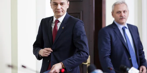 Sorin Grindeanu si Liviu Dragnea FOTO Inquam 