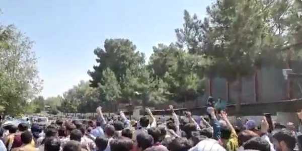 Protest la Kabul FOTO Twitter