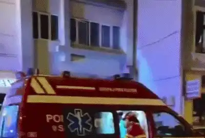 GIF Accident ambulanta