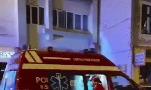 GIF Accident ambulanta