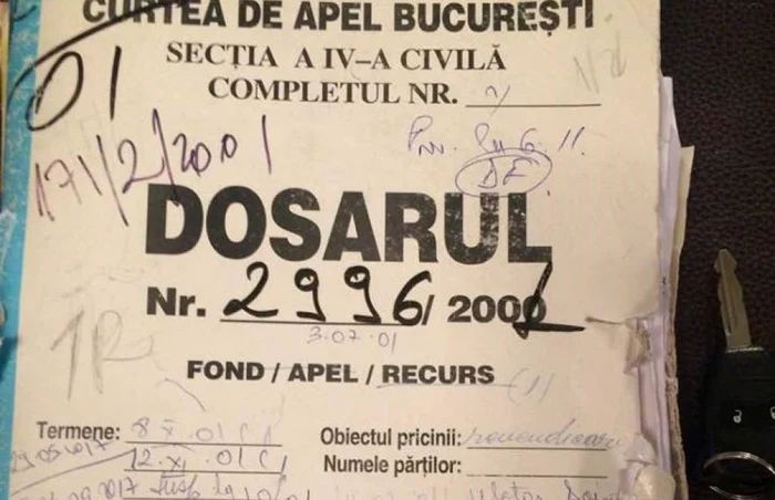 Curtea de Apel Bucureşti a ridicat, din nou, problema suspendării „până la soluţionarea cererii de restituire in cadrul procedurii administrative”