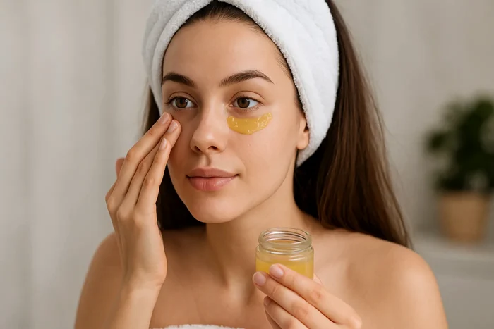 Cremă de casă pentru cearcăne.