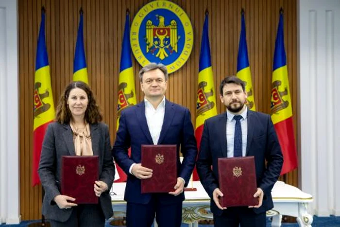 Acordul privind grantul a fost semnat la Chișinău. FOTO: Gov.md