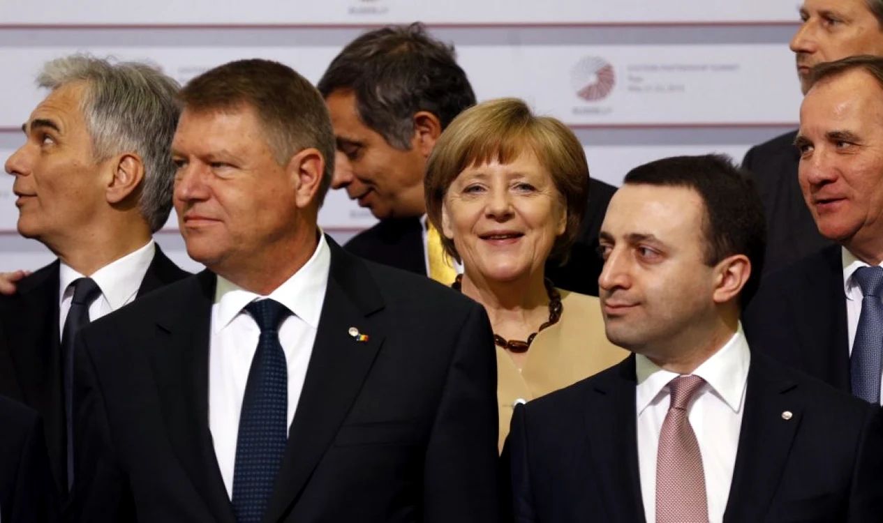 Summit Riga - Merkel - Iohannis - FOTO AP 