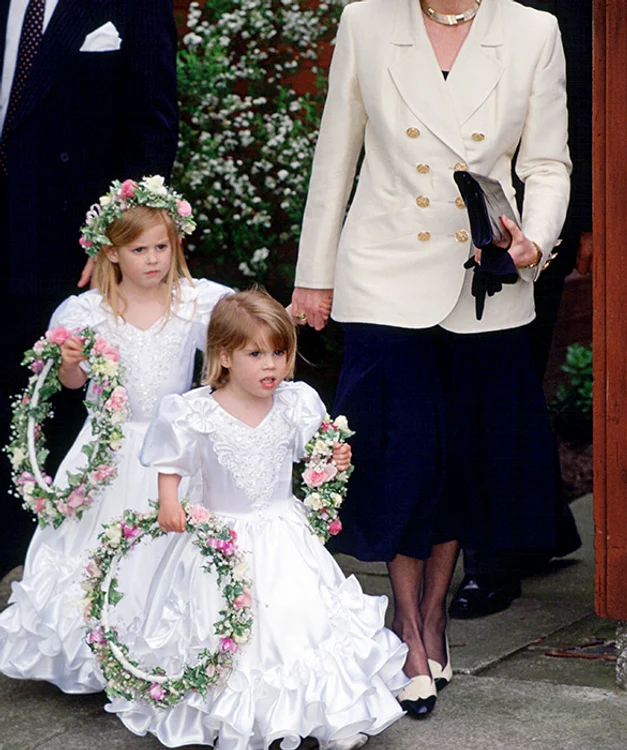 princess eugenie princess beatrice bridesmaids alison wardley wedding 1993 z jpeg