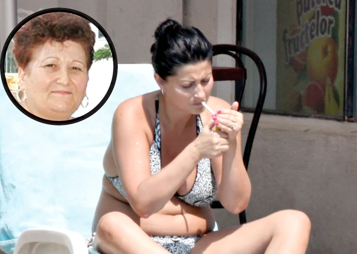 Ea se distra la piscină, mama era pe moarte