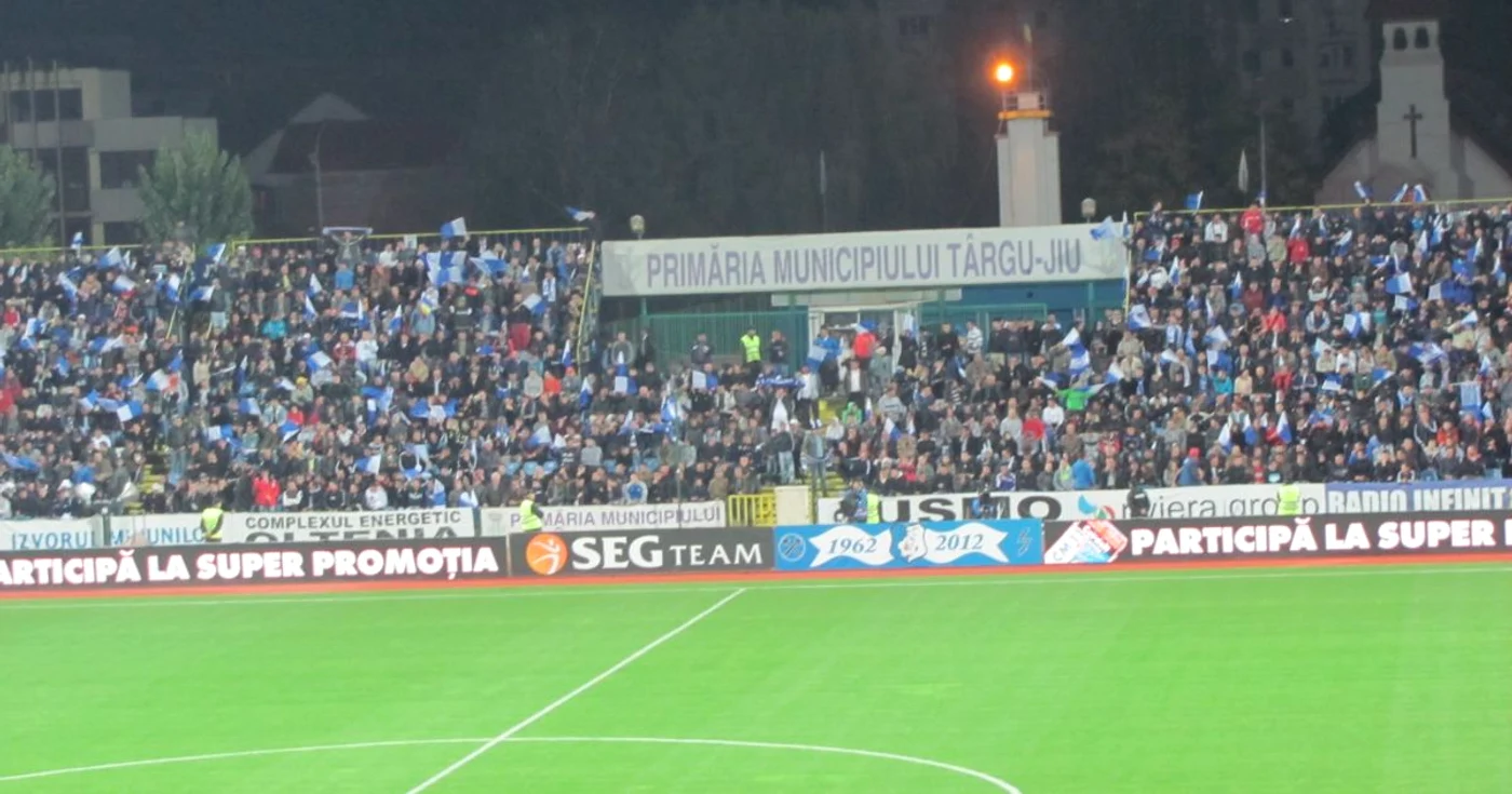 Stadionul Municipal din Târgu Jiu a fost printre cele mai pline în turul campionatului