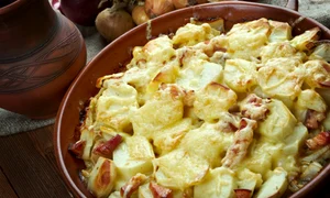Cartofi carbonara la cuptor, o reţetă ca la restaurant jpeg