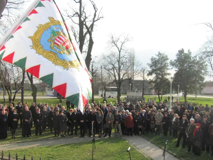 Ziua maghiarilor celebrată la Timişoara FOTO Ştefan Both