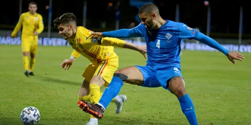 Fotbal Romania - Islanda naţionala de tineret (2-1) FOTO AFP / Haraldur Gudjodson 