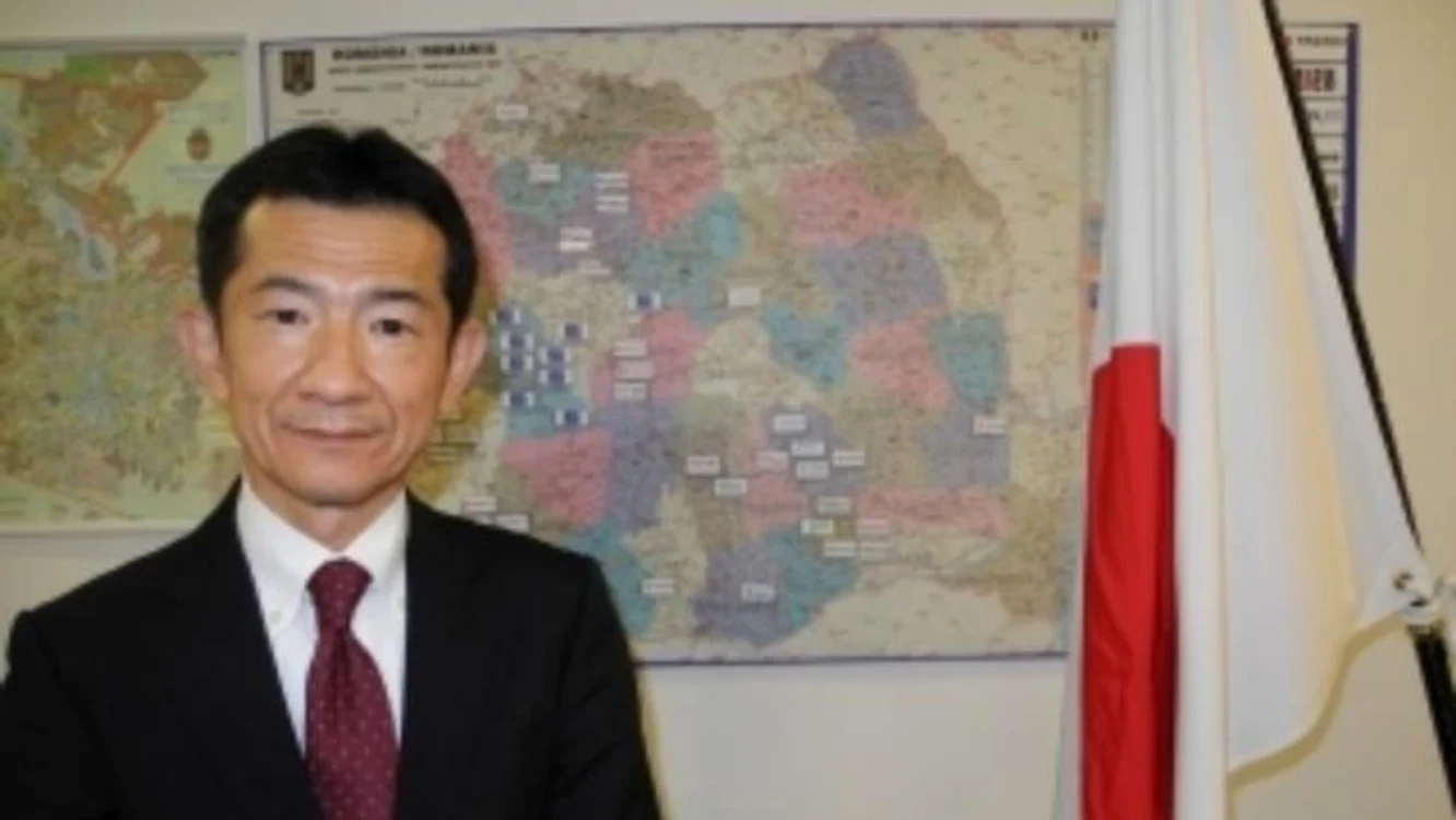 Ambasadorul Japoniei, Hiroshi Ueda. Foto: captură realitatea.net