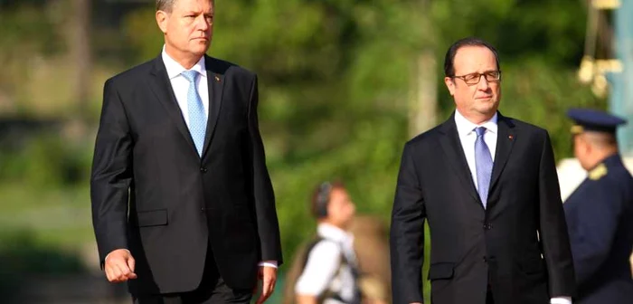 Klaus Iohannis şi Francois Hollande