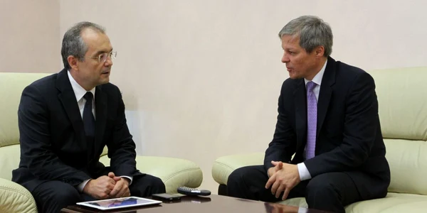 Dacian Cioloş s-a întâlnit cu primarul Clujului, Emil Boc