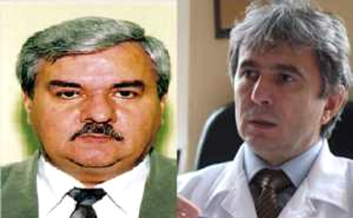 În primul tur, Marius Raica (stânga) a fost învins de Dorel Săndesc (dreapta), la un vot diferenţă