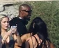 Jamie Foxx plays catch during a Star Studded Beach Party jpeg