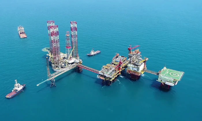 Platformă operată de OMV Petrom, în Marea Neagră